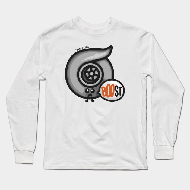 Cutest Turbo - Ghosted (BOOst) Long Sleeve T-Shirt by hoddynoddy